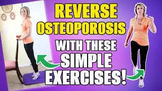 Two Extremely Effective Bone-Building Exercises to Reverse Osteoporosis (Heel Drops & March Walking)
