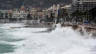 Two dead, 24 missing in floods in France and Italy