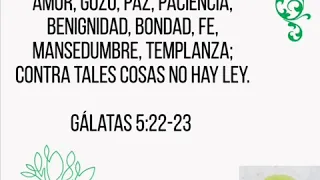 Versículo Fruto del Espíritu / Gálatas 5:22-23