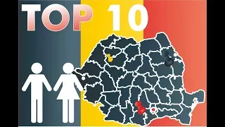 TOP 10 cele ma mari ORASE din ROMANIA!!!