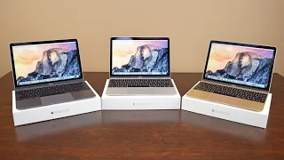 New Macbook Vs 2015 Macbook Air Vs 2015 Macbook Pro Comparison