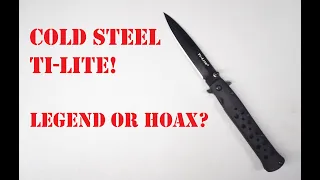 Cold Steel Premium Ti Lite 4 inch Full Review and Disassembly