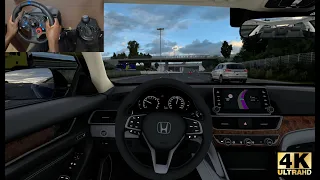 Honda Accord 2021 - Euro Truck Simulator 2 | ETS2 1.49 | Steering Wheel Gameplay