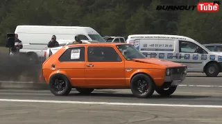 700HP+ VW Golf 1 AWD 1.9TDi ( 9.79 ) - 1 Runda Grand Prix Polski 1/4 Mili Piła 2022