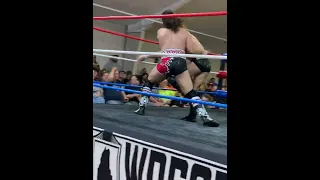 Rip Byson goes nuts on Brad Cashew #limitless #wrestling #short #shorts