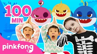 Chumbala Cachumbala, Halloween Zombie Sharks and more! | 🎃 Songs & Stories | Pinkfong Baby shark