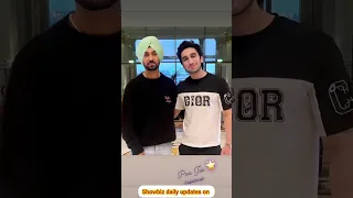 Hamza Sohail with Diljit dosanjh #shorts #youtubeshorts #ytshorts #hamzasohail #viralshorts