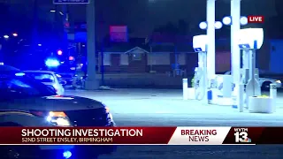 Man shot at Ensley gas station Tuesday morning