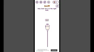 Tricky brains level 77 help jack turn on the light bulb walkthrough solution