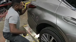 2020 Lexus ES 350 How to take off the back bumper