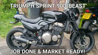 Triumph Sprint 900 'Beast'. Job done and market ready!