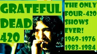 Grateful Dead Tour Head Only Four 4-20 Grateful Dead Shows Ever! 1969-1976-1983-1984