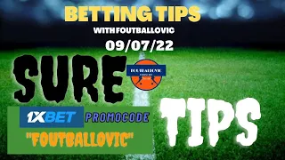 FOOTBALL PREDICTIONS TODAY 09/07/2022|SOCCER PREDICTIONS|BETTING TIPS I SURE WINNING TIPS