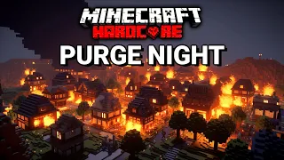 Players Simulate The Purge in Minecraft Hardcore