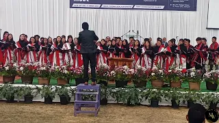 Thetsumi Baptist Church Choir present special song at CBCC Revival Meet Chizami Village 2024