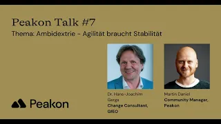 Peakon Talk #7 mit Dr. Hans-Joachim Gergs von der GfeO