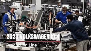 2023 Volkswagen ID.4 Production Line | Volkswagen Plant | How Car is Made in Factory