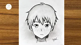 How to draw anime boy || Easy anime drawing || Easy drawings step by step || Anime drawings