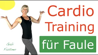 ♥️ 25 min. Cardio-Training für Faule | Abnehmen und Ausdauer verbessern | ohne Geräte