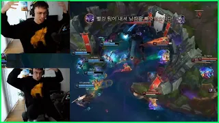 Caedrel Loses His Mind At KT's Baron (KT VS T1)