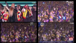 New Years Eve (2016-2017) Side by Side FOX,ABC,NBC CNN Countdown