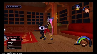 Kingdom Hearts Final Mix (PS4) Anti-Sora Mini-Boss Battle (Level 1)