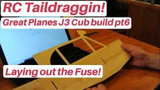 RC Taildraggin! Great Planes radio controlled J-3 Piper Cub build video #6