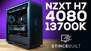 NZXT H7 FLOW Blackout RTX 4080 + 13700k!