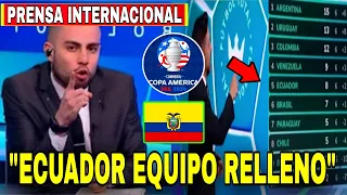 😱 Prensa Internacional ECUADOR PUEDE SER FAVORITO EN COPA AMÉRICA? | ECUADOR SERÁ CANDIDATO 🇪🇨🏆