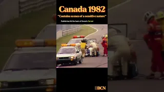 Gilles Villenuve circuit - 1982, F1. Palette crashes into Pironi
