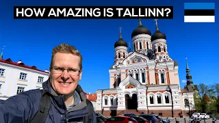 OLD TOWN of TALLINN ESTONIA | Tour of TOOMPEA HILL 🇪🇪