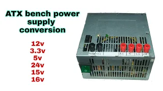 ATX bench power supply  conversion