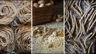 MAKE EGG PASTA FROM SCRATCH! No equipment. One hour of instruction.