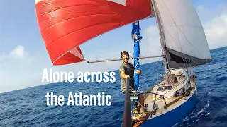 23 days alone across the Atlantic in a small boat