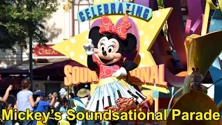 Mickey's Soundsational Parade 2016 at Disneyland; w/Tinker Bell, Rapunzel, Ariel, Lion King; Tiana