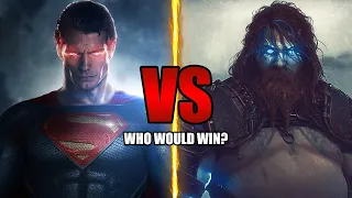 Superman VS Thor - Who Will Win? | DCEU vs God of War