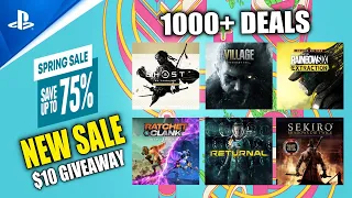 Huge PS Store Spring Sale Discounts 1,000 PS5, PS4 Games - New PlayStation Store Sale Deals