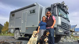 Couple Travels World in 4x4 Expedition Vehicle with 2 Dogs