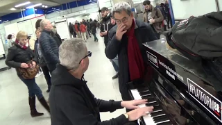 Opera Man Bumps Into Boogie Man  - Station Erupts