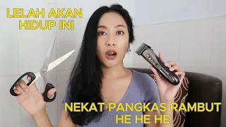 NEKAT POTONG RAMBUT COWOK SENDIRI DI RUMAH