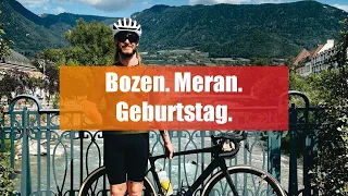 Aperitif in Bozen - Geburtstag und Radfahren in Südtirol