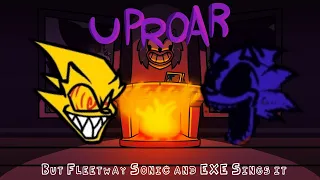 Uproar but Fleetway Sonic and EXE Sings it (Soundfont2 + Lmms)