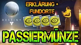 PASSIERMÜNZE - Erklärung + Fundorte | Destiny: Guide (German) [HD]