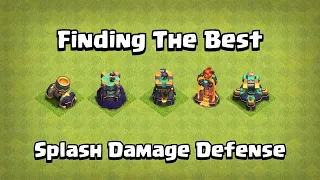 Finding The Best Splash Damage Defense | Clash of Clans