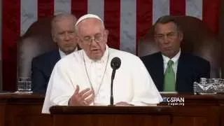 Pope Francis addresses Joint Session of Congress – FULL SPEECH (C-SPAN)