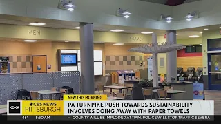 Pa. Turnpike removing paper towel dispensers from service plazas in aim to be first sustainable supe