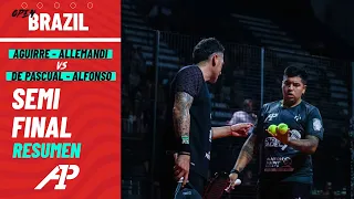 Highlights AGUIRRE - ALLEMANDI vs DE PASCUAL - ALFONSO | SEMIFINALES | Brazil Open - A1 Padel 2023