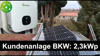 Kunden-Balkonkraftwerk mit 2,3 kWp