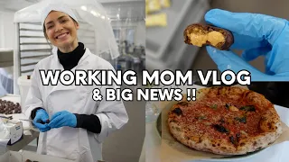 Working Mom Vlog - Big NEWS! | Lini's Bites