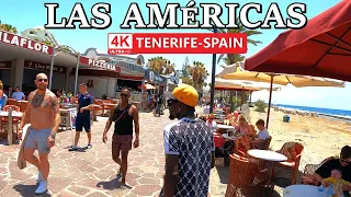 TENERIFE - PLAYA DE LAS AMÉRICAS | Hot on the First Day of June ☀️ 4K Walk ● June 2024